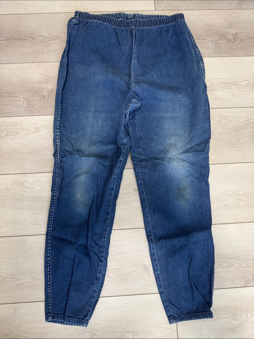 Denim&Co Women’s Boyfriend Jeans in Dark Blue Wash